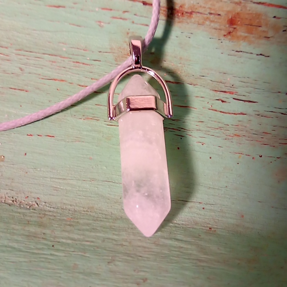 Hexagonal healing crystals necklaces - Picture 2 of 11